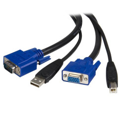 4.5m 2-in-1 Universal USB KVM Cable