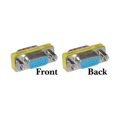 Mini Gender HD15 F/F VGA-VGA