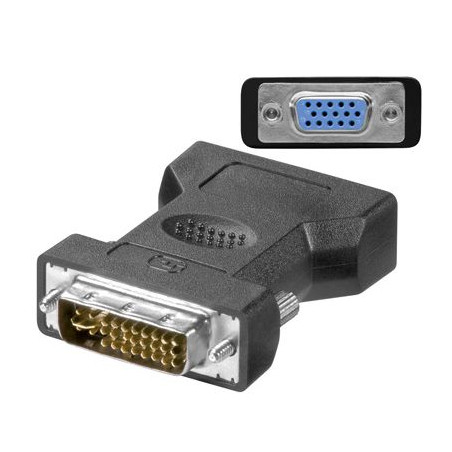 Adapter DVI-I 24+5 - HD15 M-F
