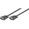 DVI-D 24+1-pin 2m M-M Black