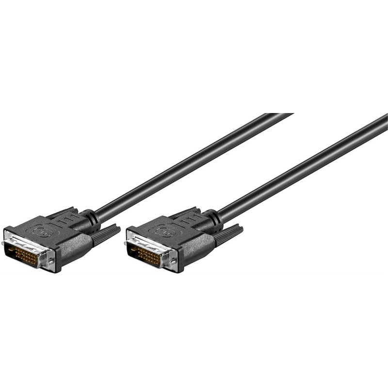 DVI-D 24+1-pin 3m M-M Black