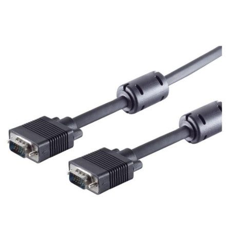 SVGA HD15 10m M-M w.ferritcore