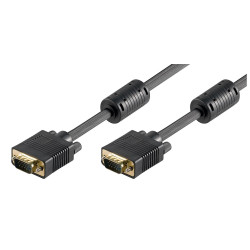 SVGA HD15 1m M-M w.ferrit core