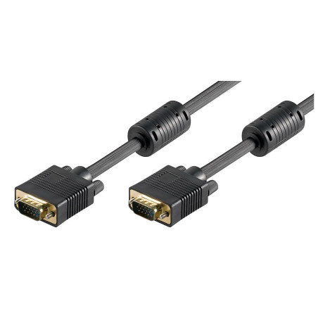 SVGA HD15 3m M-M w.ferrit core