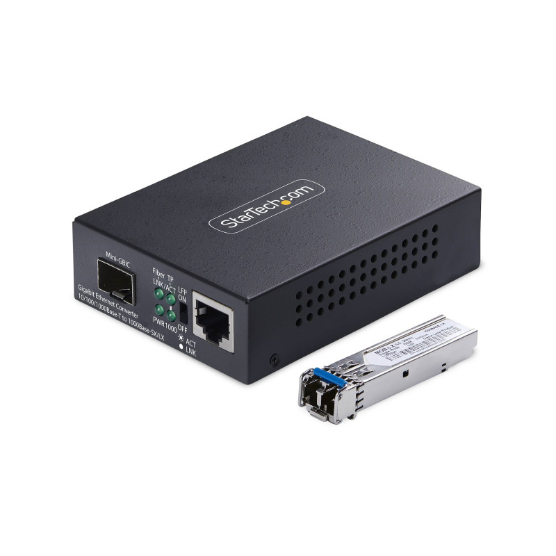 Gigabit SM LC Fiber Media Converter 20km