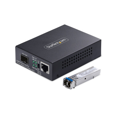 Gigabit SM LC Fiber Media Converter 20km