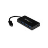 4 Port USB C Hub - C to C+A - USB 3.0