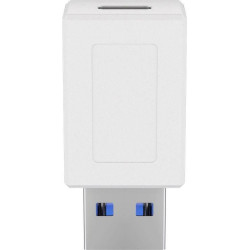USB3.0 A - USB-C M-F, White