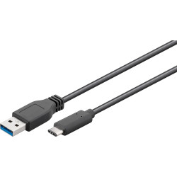 USB 3.2 Gen 1 C-A Cable, 1m