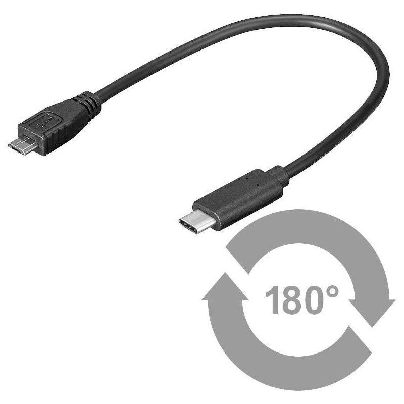 USB-C to USB2.0 Micro B 0.2M
