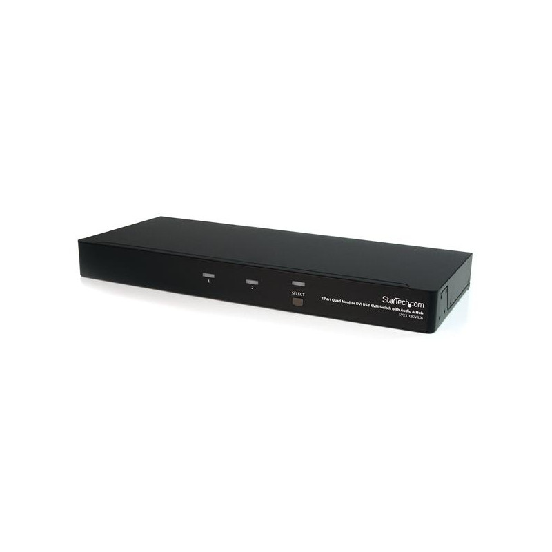 2 Port Quad Monitor DVI USB KVM Switch