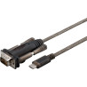 USB - C - Serial DB9 1.5m M-M