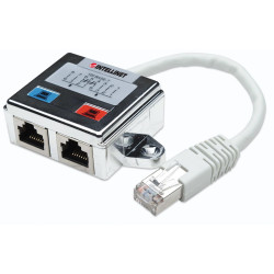 Splitter 2-Port FTP silver