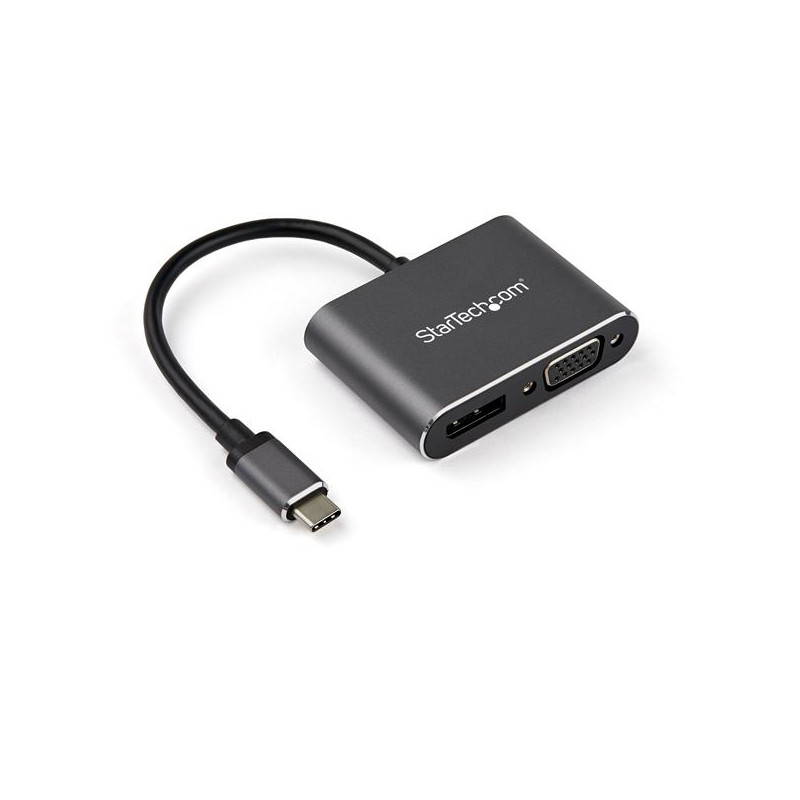 USB C Multiport Video Adapter to DP/VGA