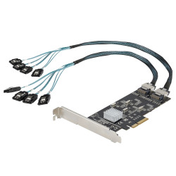 8 Port SATA 6Gbps PCIe Controller Card