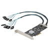 8 Port SATA 6Gbps PCIe Controller Card