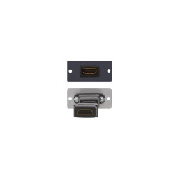 W-H(W-HDMI)(W) White HDMI Wall Plate Insert | APLIUM