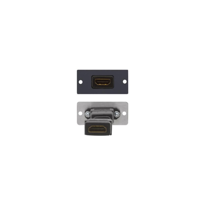 W-H(W-HDMI)(W) White HDMI Wall Plate Insert | APLIUM