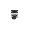 W-H(W-HDMI)(W) White HDMI Wall Plate Insert | APLIUM