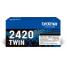 Toner/TN-2420TWIN Black 2x3000p Multof3