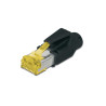 CAT 6A modular RJ45 Plug, Hir