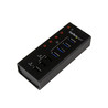 4 Port USB 3.0 Hub plus 3 Charging Ports