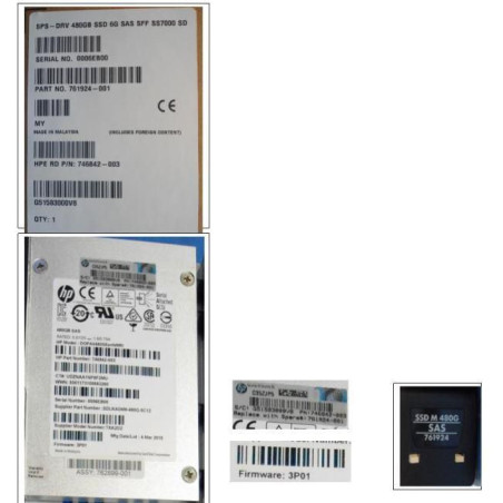 DRV 480GB SSD 6G SAS SFF