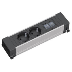 POWER FRAME 2xSchuko & 2xCAT5e | APLIUM