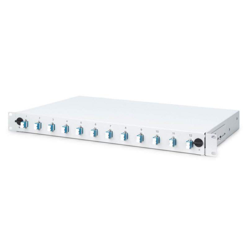 FO splice box, 1U, equipped,