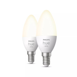 Philips Hue White Vela 6W B35 Set 2 ud
