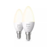 Philips Hue White Vela 6W B35 Set 2 ud