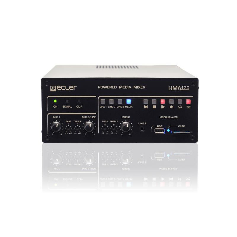 1x120W 100V self-powered mixer | APLIUM