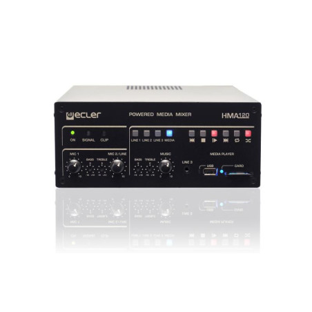 1x120W 100V self-powered mixer | APLIUM