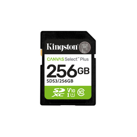 256GB SDXC Canvas Select Plus UHS-I U1