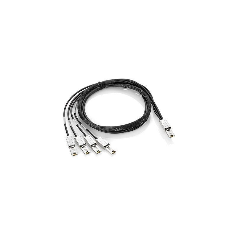 2M EXT MINI-SAS TO 4X1 MINI-SA