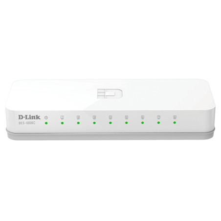 DES-1008C/E8 ports 10/100 Mbps Plastic