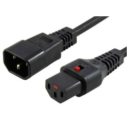 Powercord C13 IEC Lock - C14