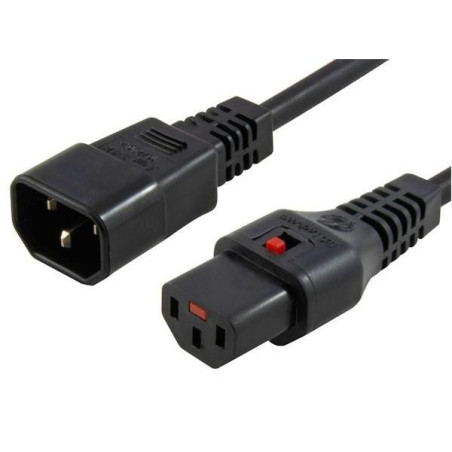Powercord C13 IEC Lock - C14