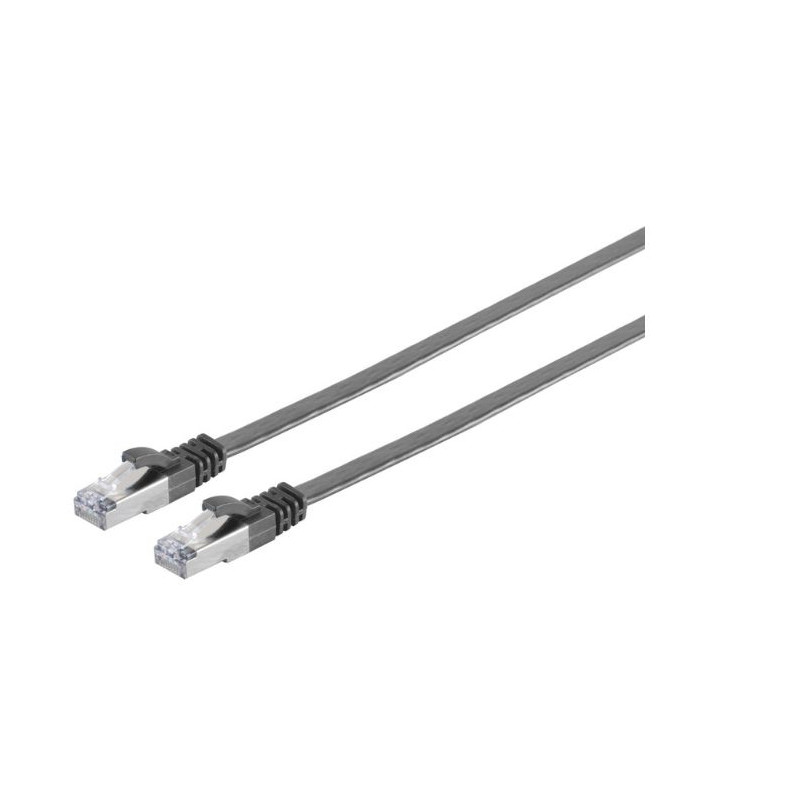 U/FTP CAT6A 1M Black Flat