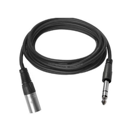 XLR M - Stereo Jack 6.35mm