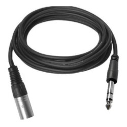 XLR M - Stereo Jack 6.35mm 2