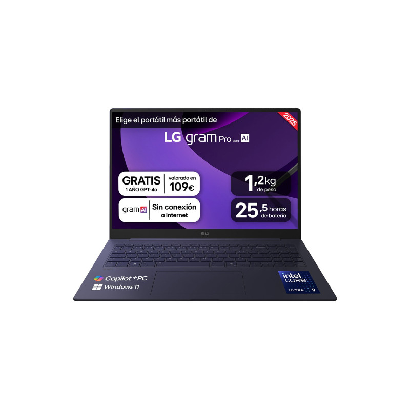 Gram 16" Intel 9 Ultra Lunar Lake 32G