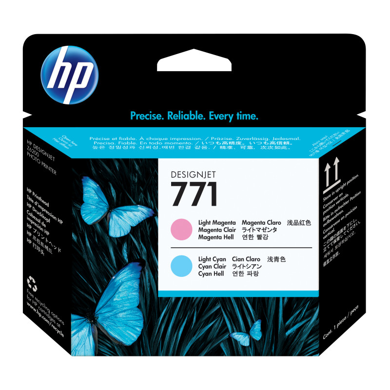 HP No 771 Lght Mag/Lght Cyan Print Head