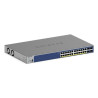 24P GE POE+SMART SWTH W/10G SFP+GS728