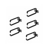 5-Pack 1U Cable Management D-Ring Hooks