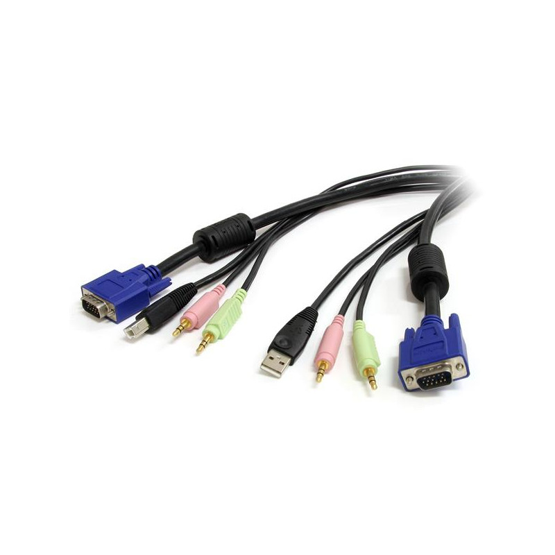 6ft 4-in-1 USB VGA KVM Switch Cable