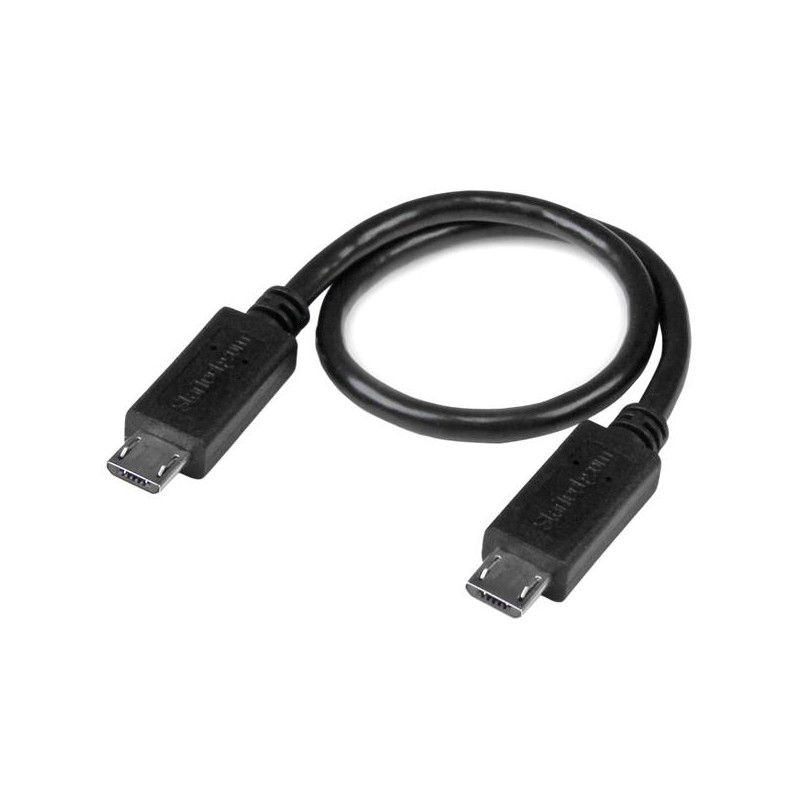 8in Micro USB to Micro USB OTG Cable M/M