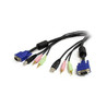 6ft 4-in-1 USB VGA KVM Switch Cable