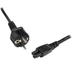 2m C5 Laptop Power Cord - Schuko CEE7
