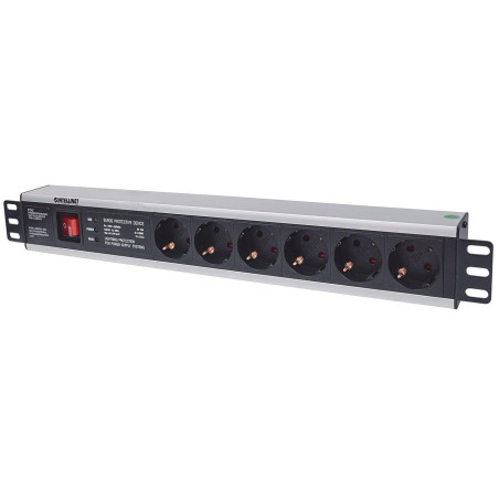 19" 1.5U Rackmount 6-Output